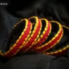 Double Herringbone Stitch Bangles