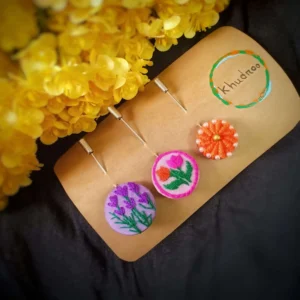 Floral Hijab Pin Set